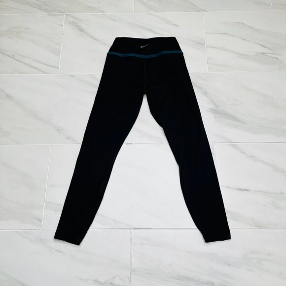Women’s Nike One Dri-Fit High-Waisted 7/8 Leggings Black HJ1137-010 Sz Small - Picture 2 of 4